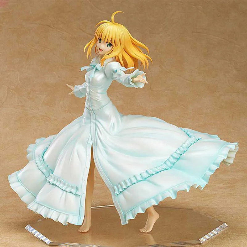 Japan Anime Figures Fate stay Night Saber Last Episode PVC Action Figure toy 23cm Painted Figure Model Toys Collection Doll Gift Q1860719