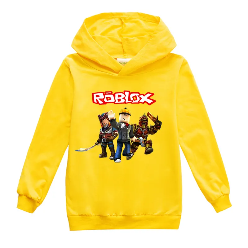 Robloxing Boys Hoodie Kızlar Uzun Kollu Kapşonlu Sweatshirt Karikatür Kazak Çocuk Hoodie Giyim Bahar Açık Spor Serçesi2595839