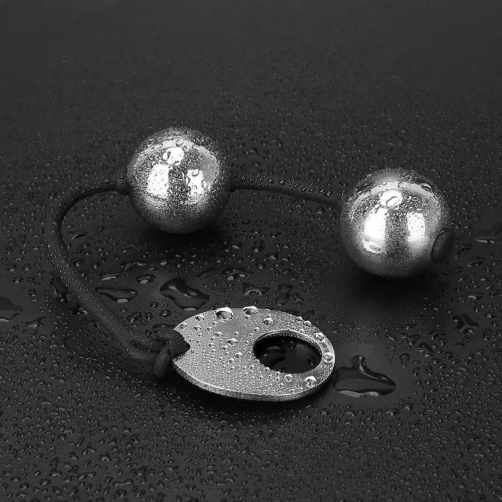 Metal Ben Wa Balls chinois geisha kegel exerciseur anal perles anal érotiques balles vaginales toys sexe pour femme p0816