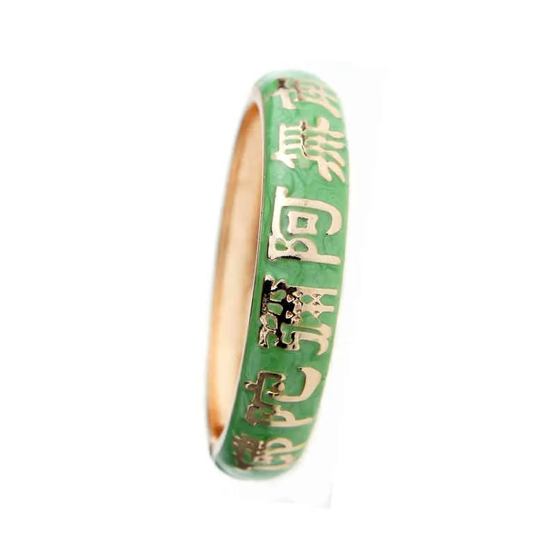 Daili boeddhistische armband Nanwu Amitabha legering opening olie druipende armband boeddhistische gift sieraden3668445