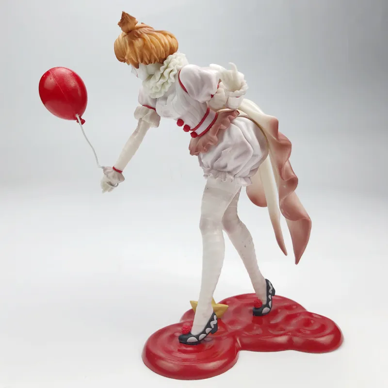 Ужас из PVC Bishoujo Stat it It Pennywise Joker Action Figure Стиль Girl Cucky Figturine Model Collections Подарки Новые 11129435610