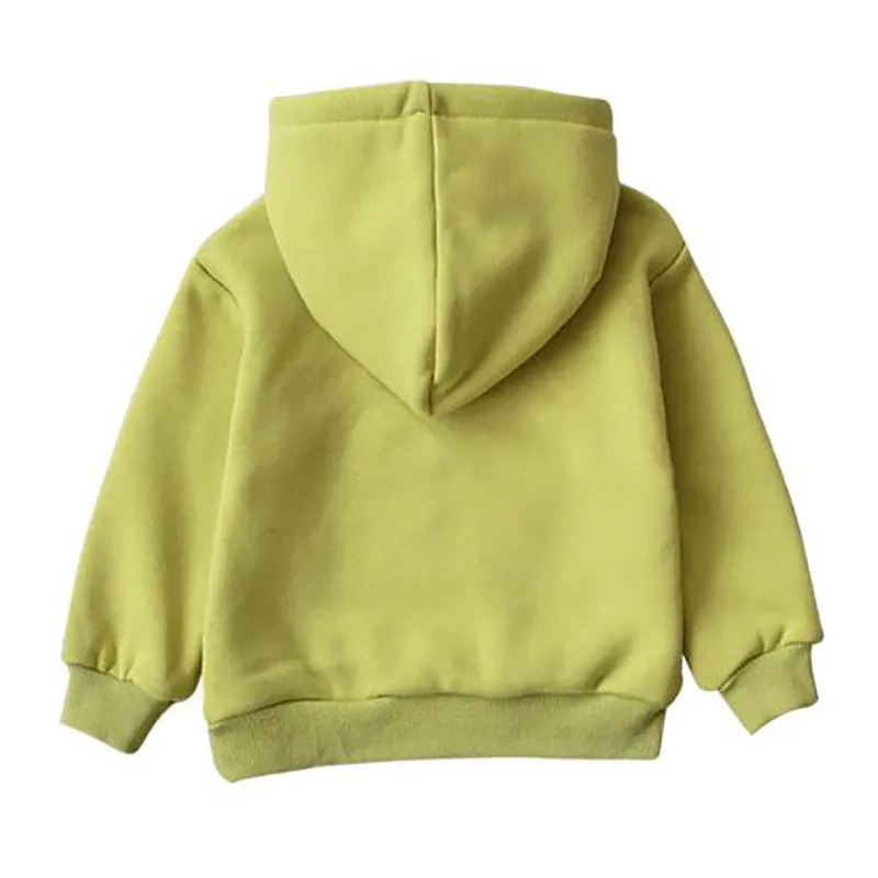 Automne Enfants Vêtements Enfant Garçons Manteau d'hiver Bébé Filles À Capuchon Dessin Animé 3D Oreille Sweat À Capuche Lettre Sweat Tops 210515