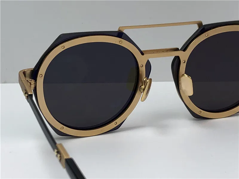 Nya modesportsolglasögon H006 Rund rampolygonlins unik designstil Populära utomhus UV400 skyddsglasögon Top Quali2499