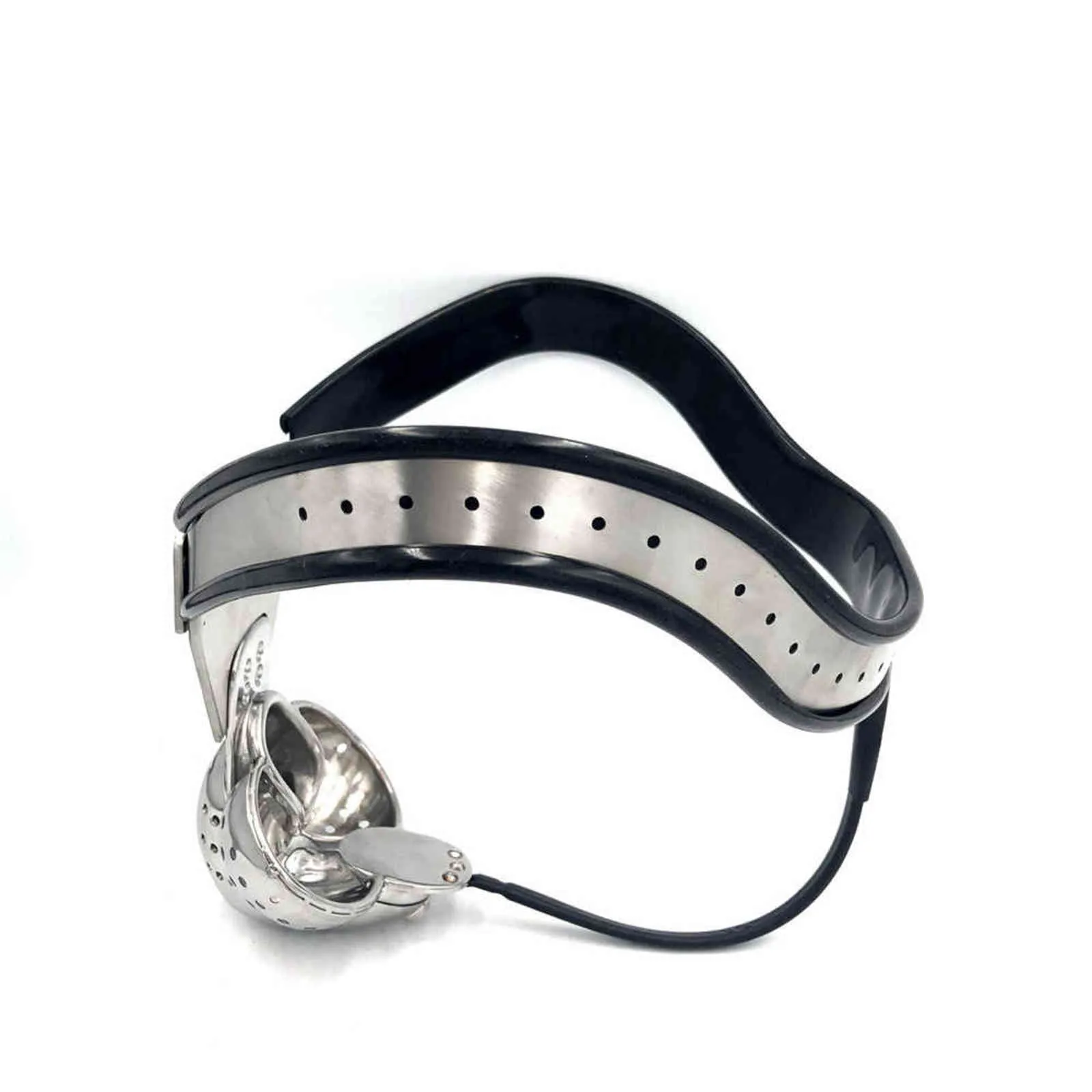 NXY cockrings ceinture de chasteté masculine Cage perles anales bouchon en acier inoxydable Silicone pénis coq Bdsm jeux d'esclave jouets sexuels pour hommes mari 18 + adultes 1123