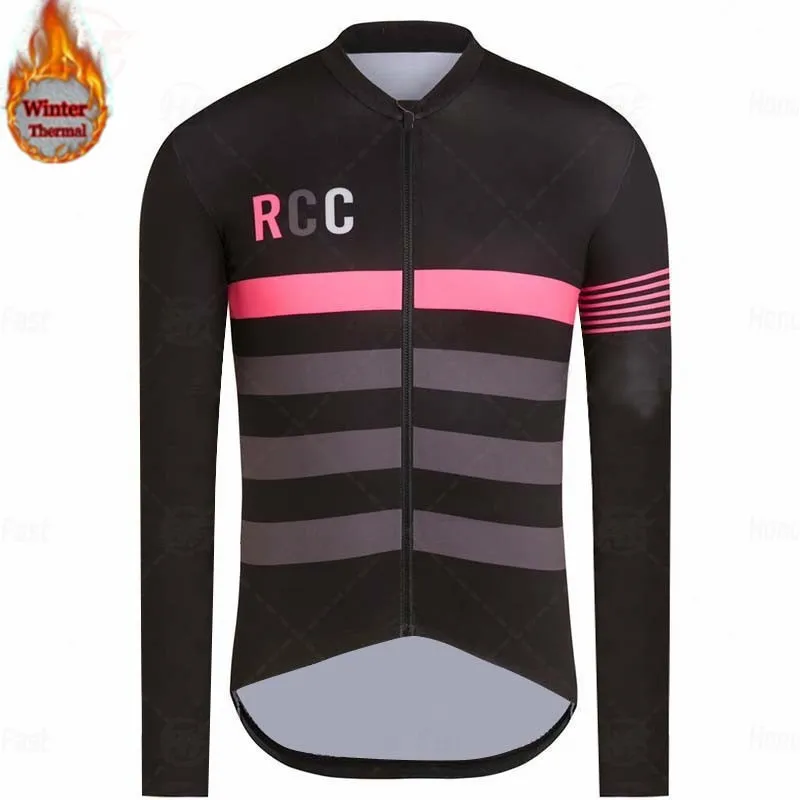 RCC Raphaing 2020 Radsporttrikot Langarm Männer Winter Thermal Fleece Maillot Ciclismo Mtb Bike Bike Jersey MAILLOT CICLISMO2495