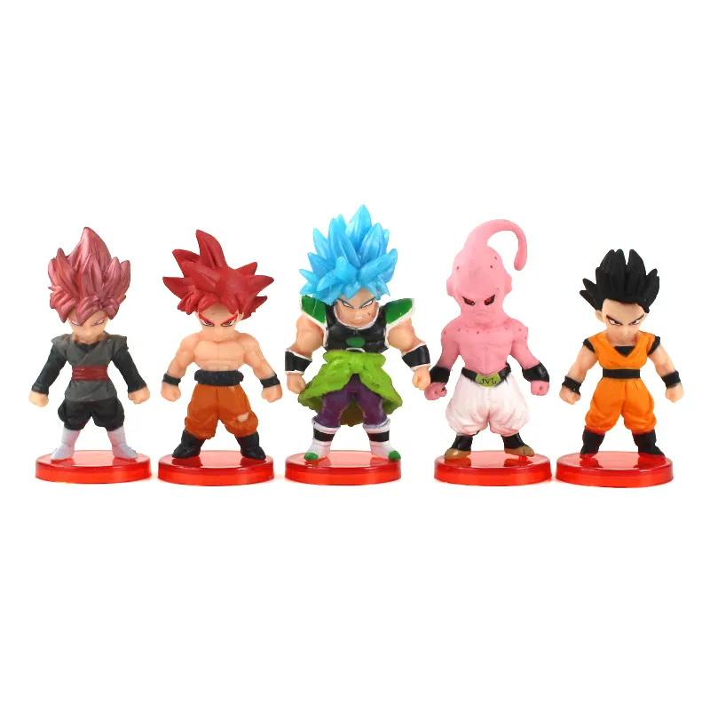 16 pzlotto Base Rossa Figure Anime PVC Action Figure Da Collezione Model Toy Cartoon Brinquedos X05036777389