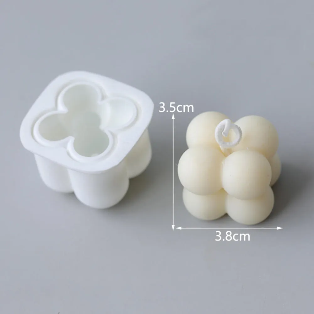 Moldes de vela de silicona 3D con forma de soja con forma de aromaterapia con forma de aromaterapia de aromaterapia Molde DIY Molde de pastel de chocolate Gadgets de cocina