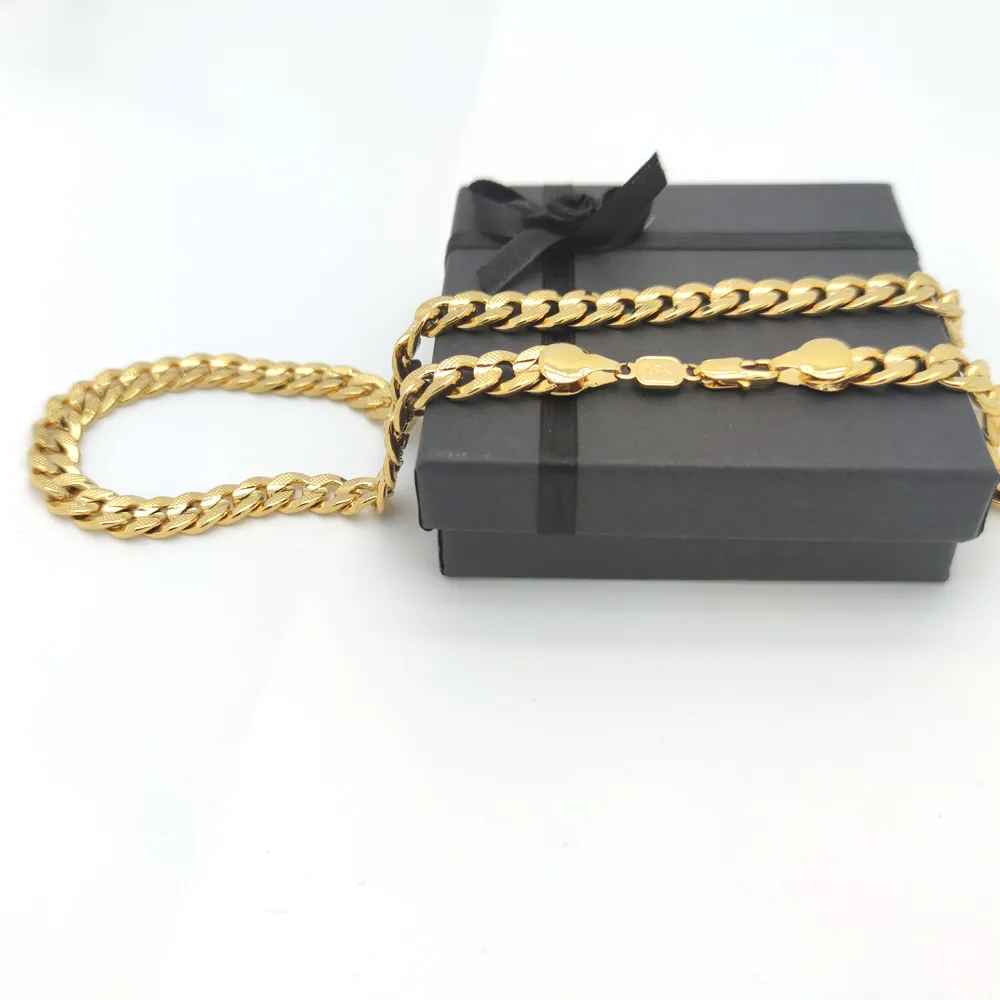 Mens Miami Colar Chain Chain Colar 18K Acabamento de ouro 10mm Big Men de 24 polegadas Hip Hop225g de Hip225g de 10 mm