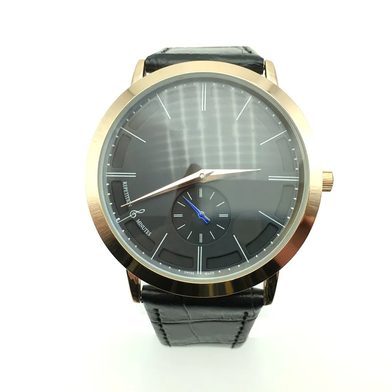 W sprzedaży 40 mm Ultracien Dial Kwarc skórzane zegarki męskie mody mody swobodny mężczyzna sukienka projektant hurtowy męski prezent na rękę 280t