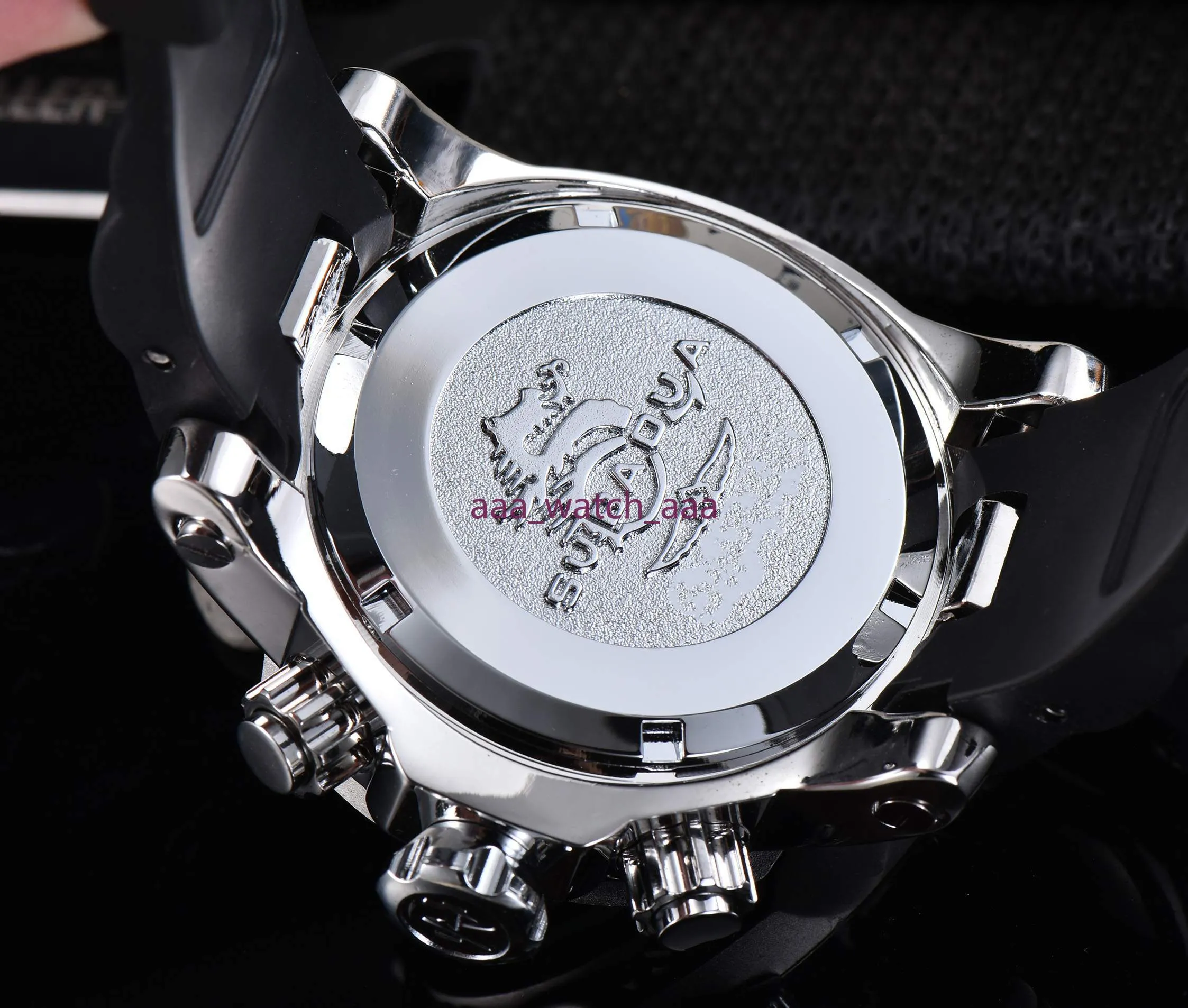 2021 ta novo luxo relógios esportivos masculinos série palhaço quartzo dourado relógio masculino calendário pulseira de silicone relógio de pulso301a