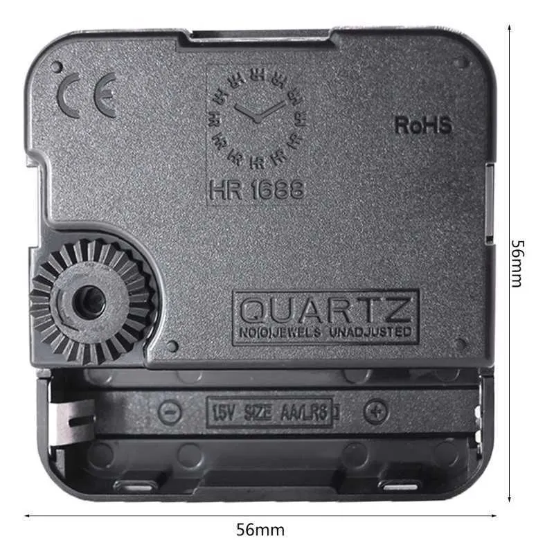 Mécanisme de mouvement d'horloge silencieux à arbre long à couple élevé avec 2 aiguilles d'horloge de taille différente Kit de pièces d'outils de réparation Kit de remplacement H0922