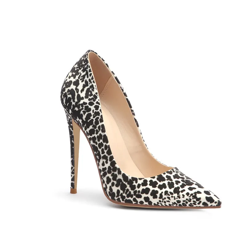 Plus size high-hakken schoenen mode luipaard klassieke slangenhuid sandalen dames hoge hak hakken