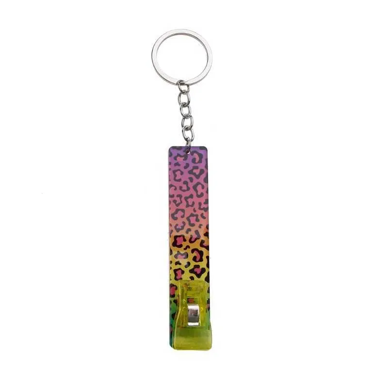 Carte de crédit Tiler Cartoon Match Carte Grabber Keychain Long Nails Card ATM acrylique pour les chaînes de clés Accessoires G10196390661