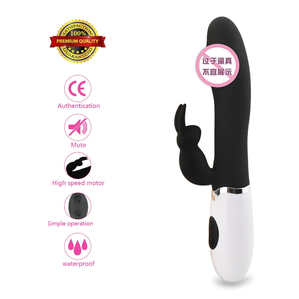 30 velocità a doppia vibrazione g spot giocattoli sessuali di coniglio donna vibratore vibratore vagina clitoride stimolatore massaggiatore sex toy4274156