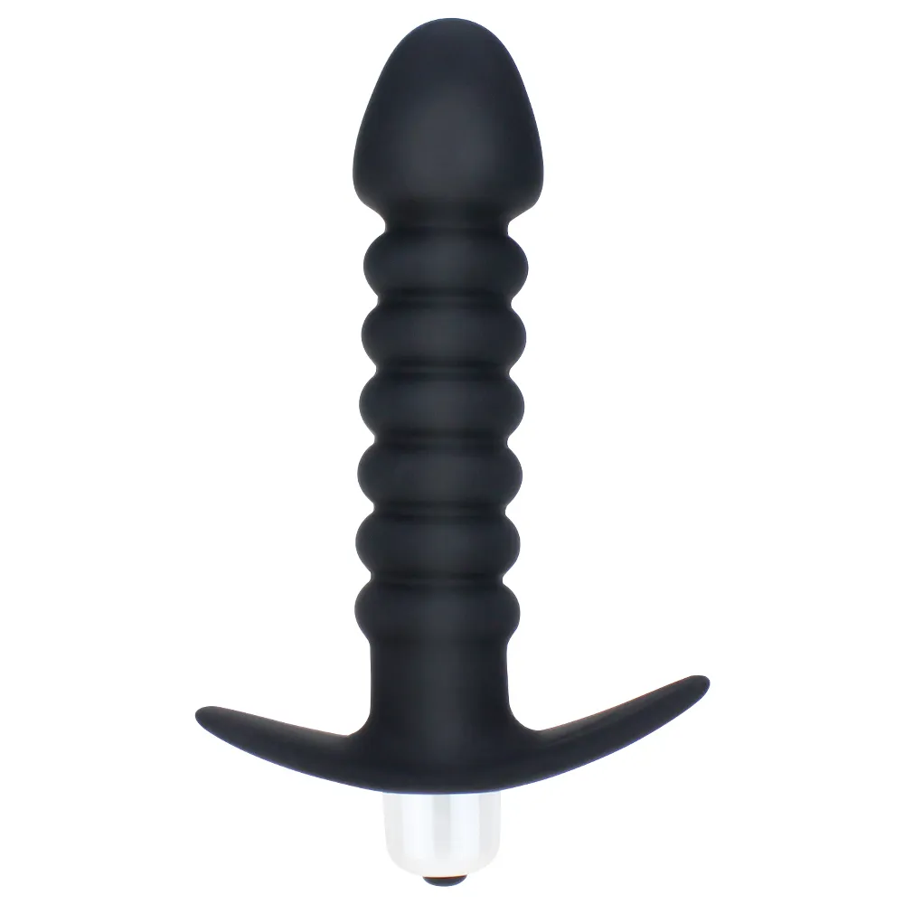 Yutong Silicona Anal Beads Butt Plug Vibrador Juguete Strapon Dildo Masajeador de próstata masculino Juguetes para gays Pareja Men233N