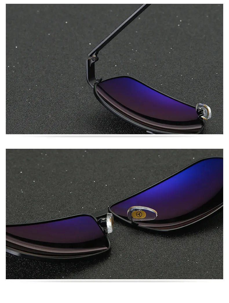 Lunettes de soleil carrées pour hommes, Design de mode, lunettes de soleil polarisées de luxe, miroir de conduite pour conducteur