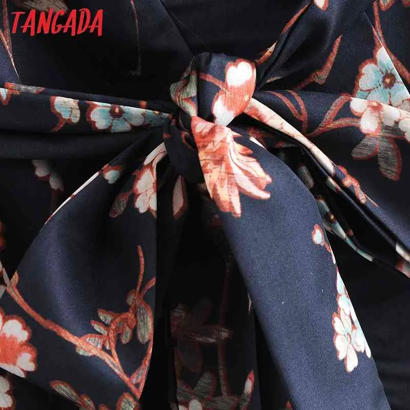 Femmes rétro surdimensionné fleurs imprimer Kimono Blouse à manches longues Chic femme chemise décontractée Blusas Femininas 3A01 210416