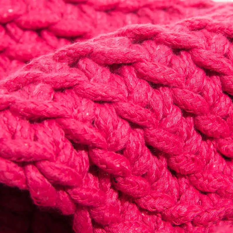 Sacs à provisions MABULA Casual Crochet Coton Pour Femmes Tissé À La Main Seau D'été Femme Simple Élégant Plage Sacs À Main Nouveau 220301