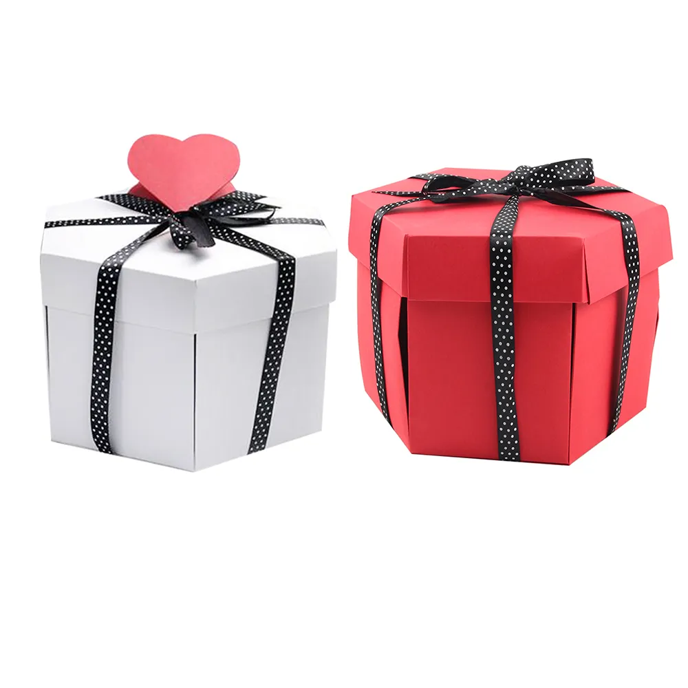 Симпатичный сюрприз горячий стиль DIY юбилей на день Святого Валентина подарочная коробка Scrapbook
