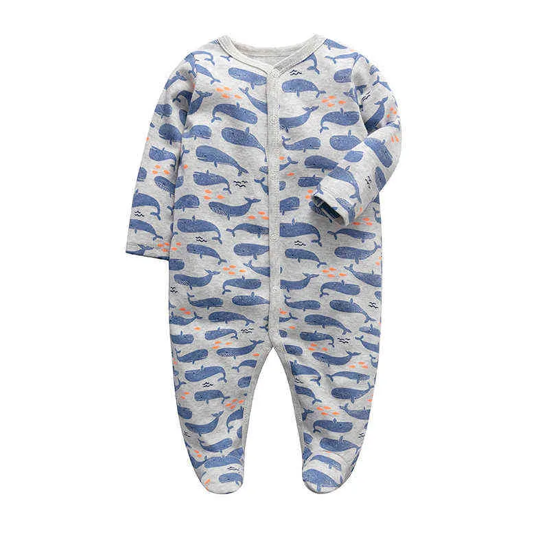 2020 Новые младенцы Romper Newborn Baby Boys Girls Spleters Pajamas 3M -12 M MSS MESSS TOMPUTSUIT Младенческая одежда с длинным рукавом G1221