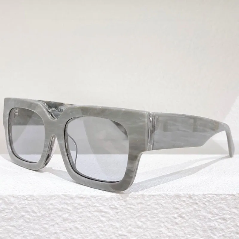 sunglasses OW40014 mens fashion classic thick plate BLACK white square frame designer ff sun glasses casual all-match vacation 55-275Q