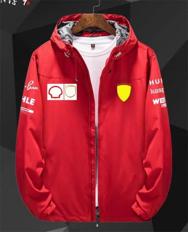 Nueva ropa de algodón de carreras de F1, monos de carreras de F1 de otoño e invierno con la misma personalización