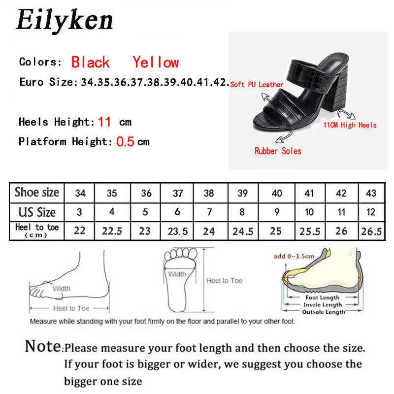 Pantoufles Eilyken mode diapositives creuses femmes modèle en cuir talons carrés été Peep Toe sandales robe de soirée chaussures 220308