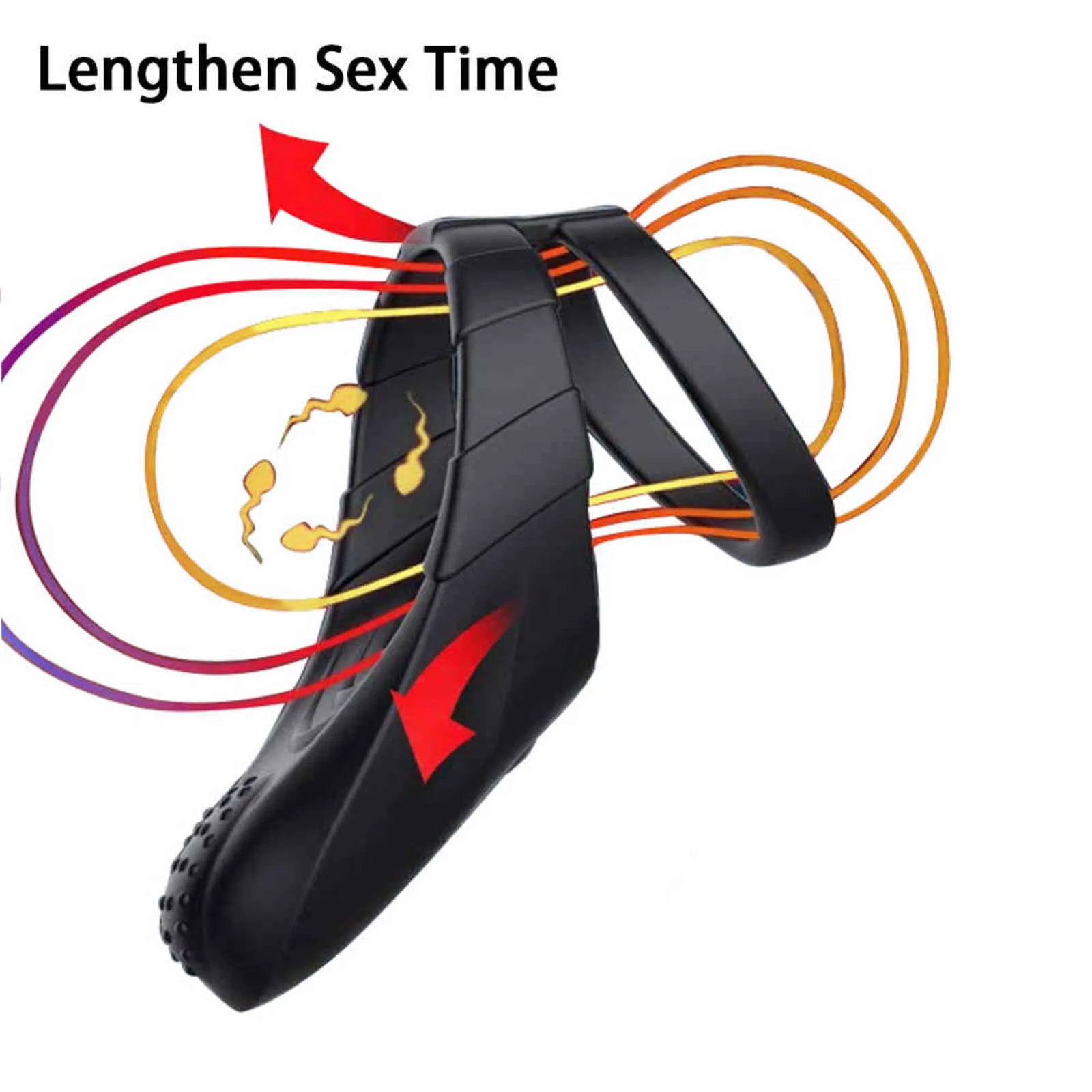 NXY cockring Pene Anello di vibrazione Cazzo Prostata Massaggio Ritardo Eiaculazione Stimolatore del clitoride Palline anali Mutandine vibranti Giocattoli del sesso coppie 1123