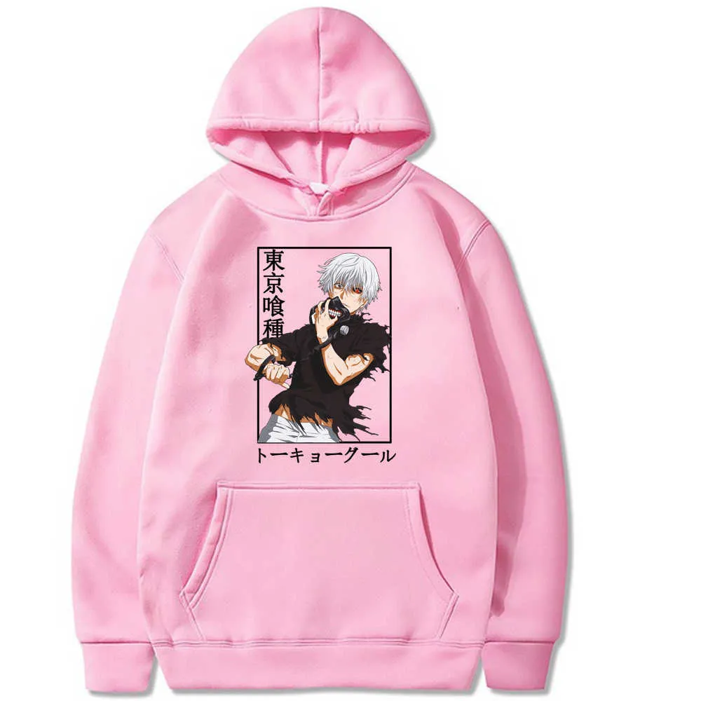 Tokyo Ghoul Sweatshirt Herren Hoodies Sweatshirt Kaneki Ken Hoody Y0803