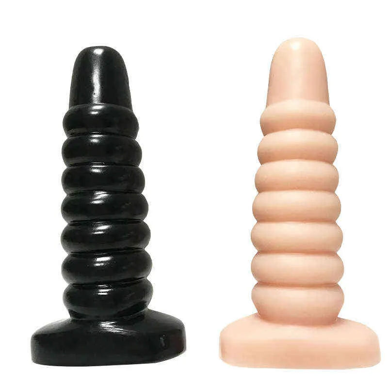 NXY Dildos Anal Oyuncaklar Süper Büyük Dişli Vestibüler Fiş Erkekler ve Kadınlar Için Mastürbasyon Cihazı Yumuşak Harici Genişletme Eğlenceli Yetişkin Ürünleri 0225