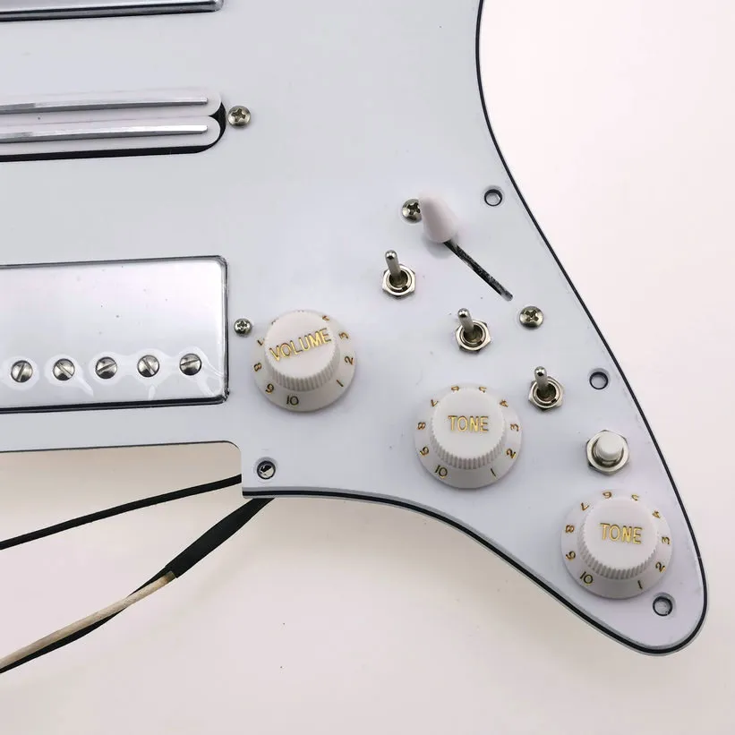 Interruttore push-pull multifunzionale Guitar Humbucker Pickup Tipo a 7 vie Battipenna a pieno carico