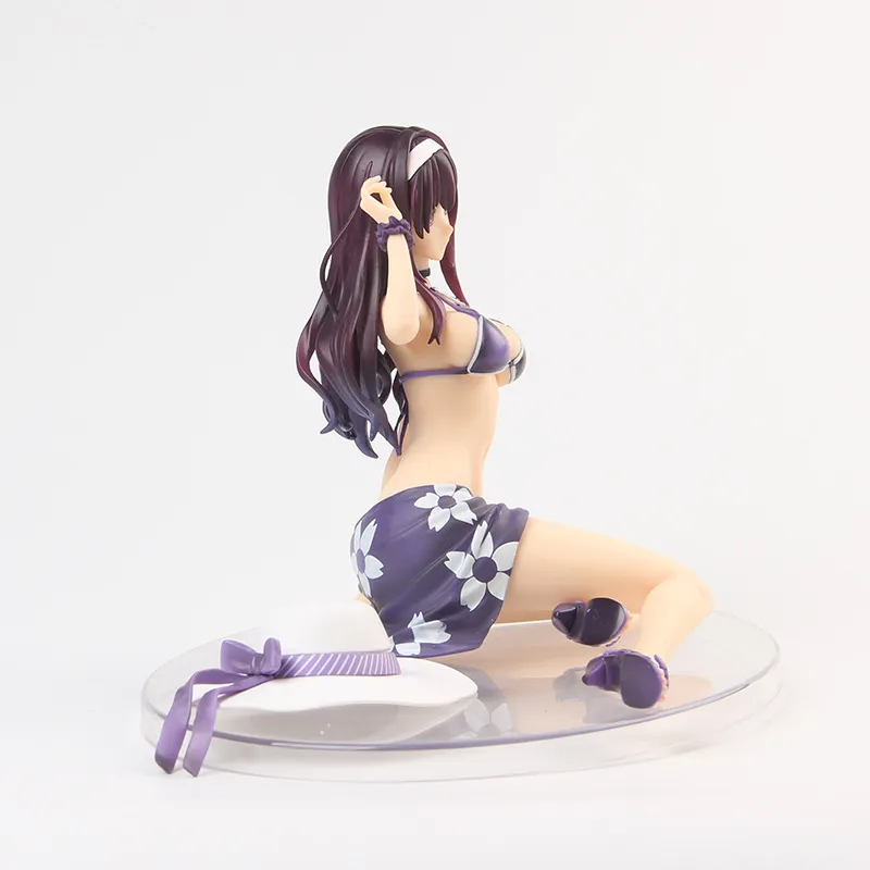 Saekano Comment élever une petite amie ennuyeuse Utaha 16CM Kasumigaoka maillot de bain Sexy fille Figure PVC Action Collection modèle poupée cadeaux X5694631