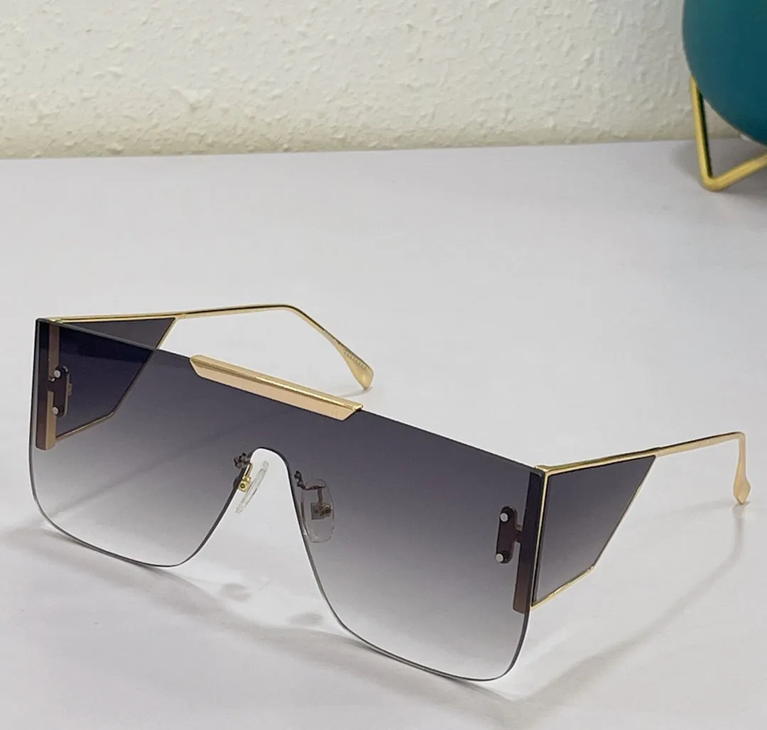 Солнцезащитные очки для мужчин и женщин, бренд FF 0093, защита без оправы All One, дизайнерские солнцезащитные очки-трапстар, защитные металлические дужки Orig216H