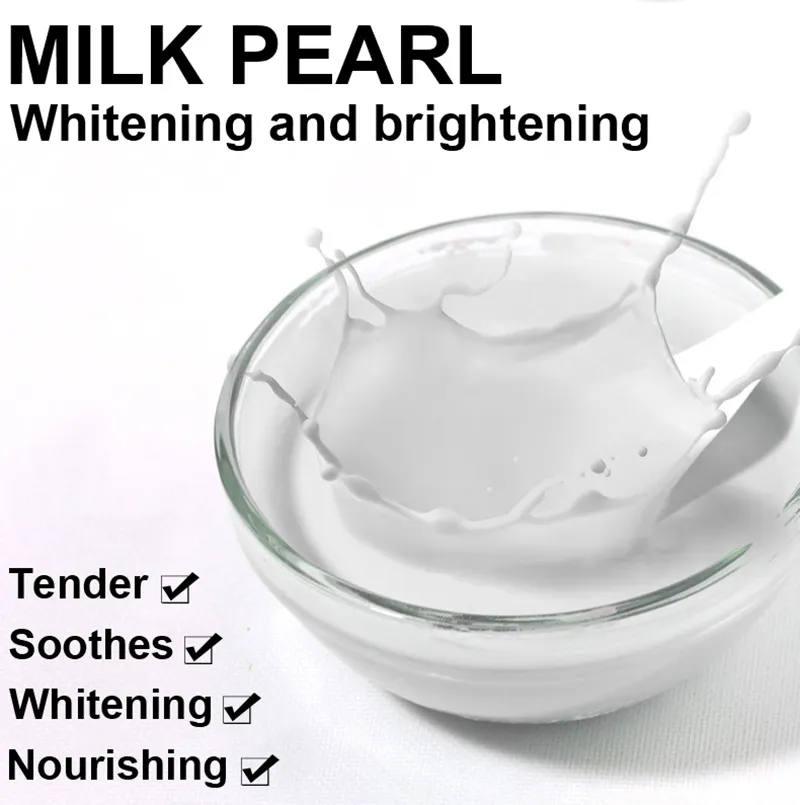1000g Nature Milk Pearl Whitening Modeling Mask Powder Nourishing Tender Soothes SPA Beauty Face Skin Care Facial Mask Powder