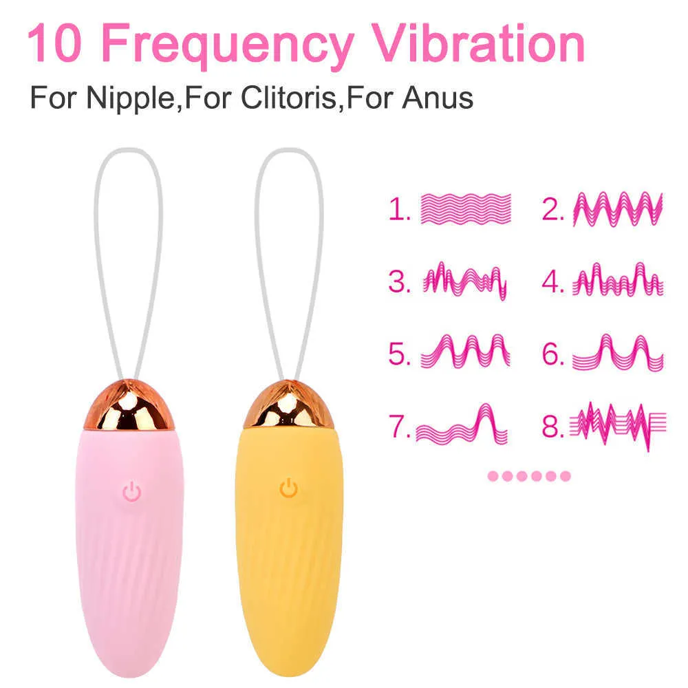 Массажные элементы Контроль приложения Пули Вибратор Прыжки Яйцо Вагинальный G-Spot Massager Секс-игрушка для женщин 10 Ускоряет Эротические игрушки