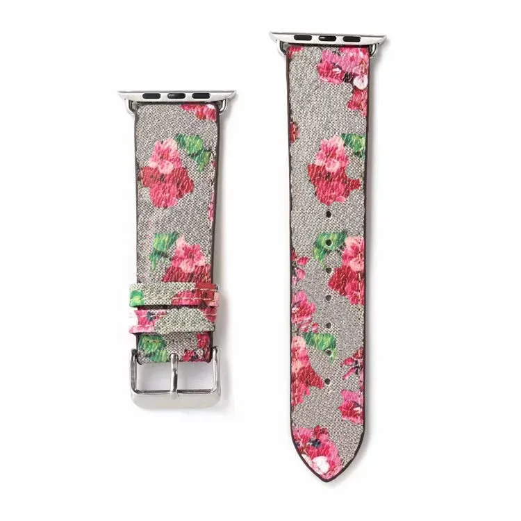 G designer Strap Watchbands 42mm 38mm 40mm 44mm iwatch 2 3 4 5 bands Leather bee snake flower Bracelet Fashion Stripes L018807769