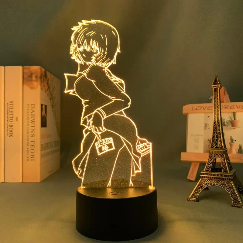 Nachtlichter mysteriöser Freundin x Urabe LED LICHT für Kinder Schlafzimmer Dekoration Geburtstag Geschenke Zimmer Schreibtisch Acryl 3D Lamp214z