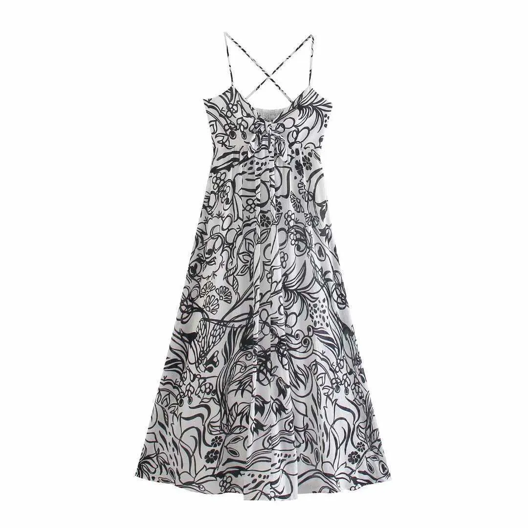 Summer Dress Women Halter Maxi Dress elegant Casual Fashion Chic Lady Printed Dresses Woman 210709