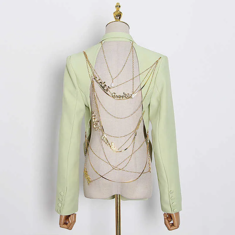 VGH Асимметричный пиджак для женщин-воротников с длинным рукавом спинки с длинным рукавом.