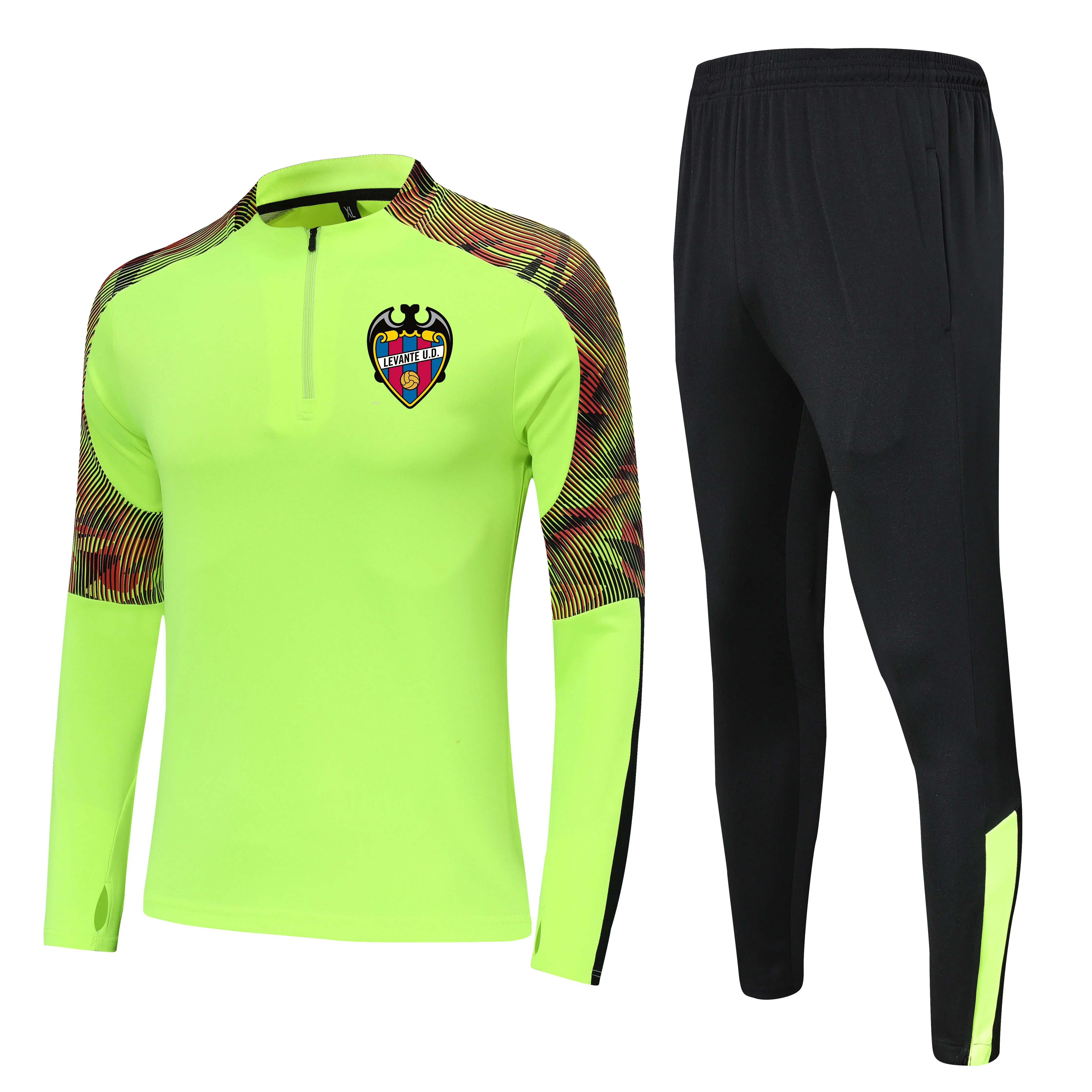 Levante UD Tamaño para niños 4XS a 2Xl Chándales para correr Conjuntos para hombres Trajes de fútbol al aire libre Kits para el hogar Chaquetas Pantalón Ropa deportiva Senderismo Fútbol 215S