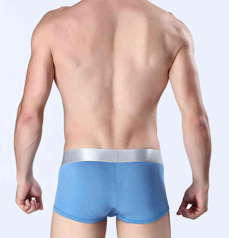 / shorts en coton hommes sous-vêtements respirants boxeurs doux hommes boxeurs solides boxeurs pour hommes sous-vêtements culottes m-xxl H1214209k
