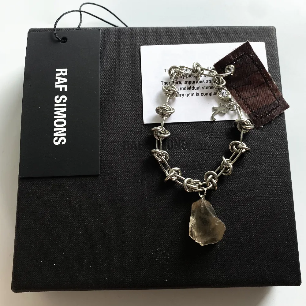 21ss fashion jewelry Raf Simons high quality natural crystal pendant thorn Necklace collarbone chain personalized men's and w281Y