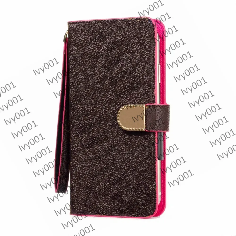 Modische L-Wallet-Handyhüllen für iPhone 15 Pro Max 14 Plus 13 12 Mini 11 Pro Max XS XR X 8 7 Plus Flip Ledertasche L geprägte Abdeckung für Samsung alle Modelle S23 Ultra S22 Note 20 10