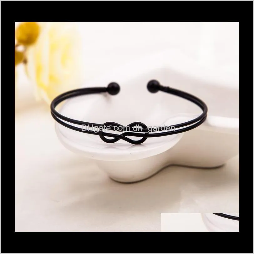 new arrival cross cuff bangle simple beads charm bracelet rose gold silver plated open cuff bangles gift for women