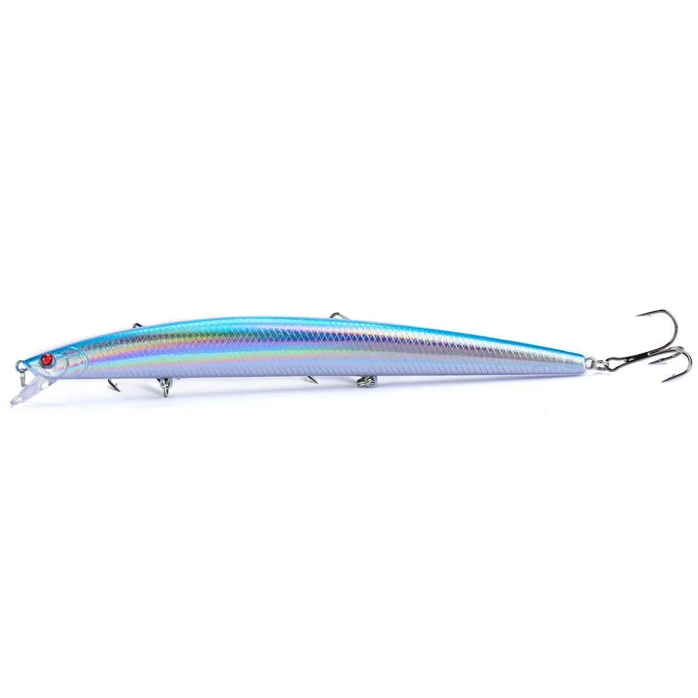 18cm / 24g Esche realistiche basso Pesca Artificiale Grande esca dura Minnow Esca con gancio Swimbait Tackle