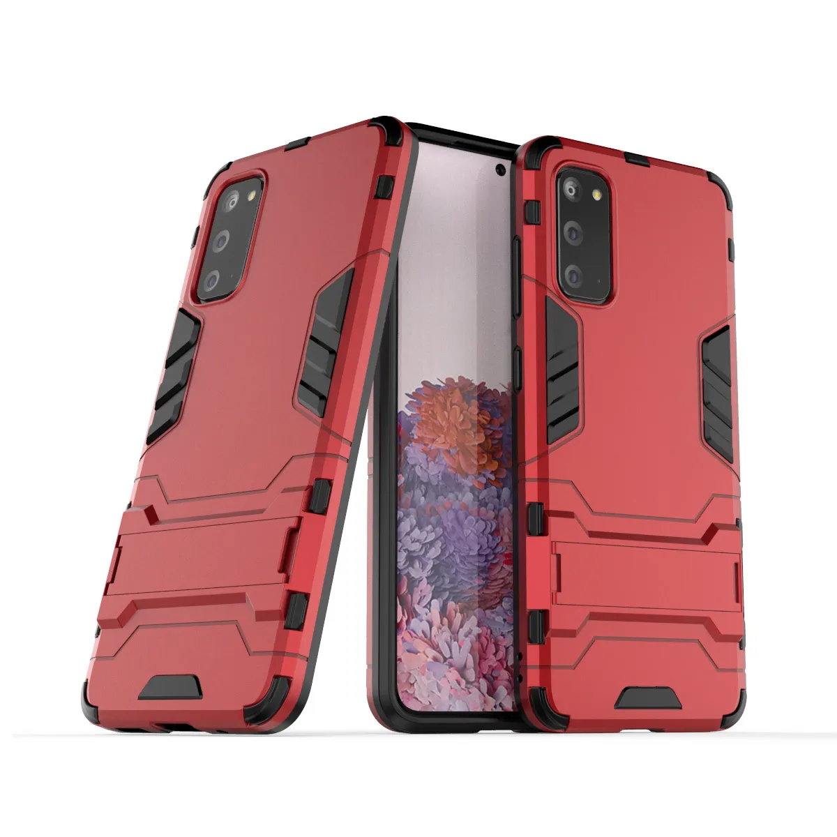 Samsung Galaxy S8 S9 S10 Plus S10E S20 S30 Ultra Note 9 10 Pro TPU + PCバックカバー