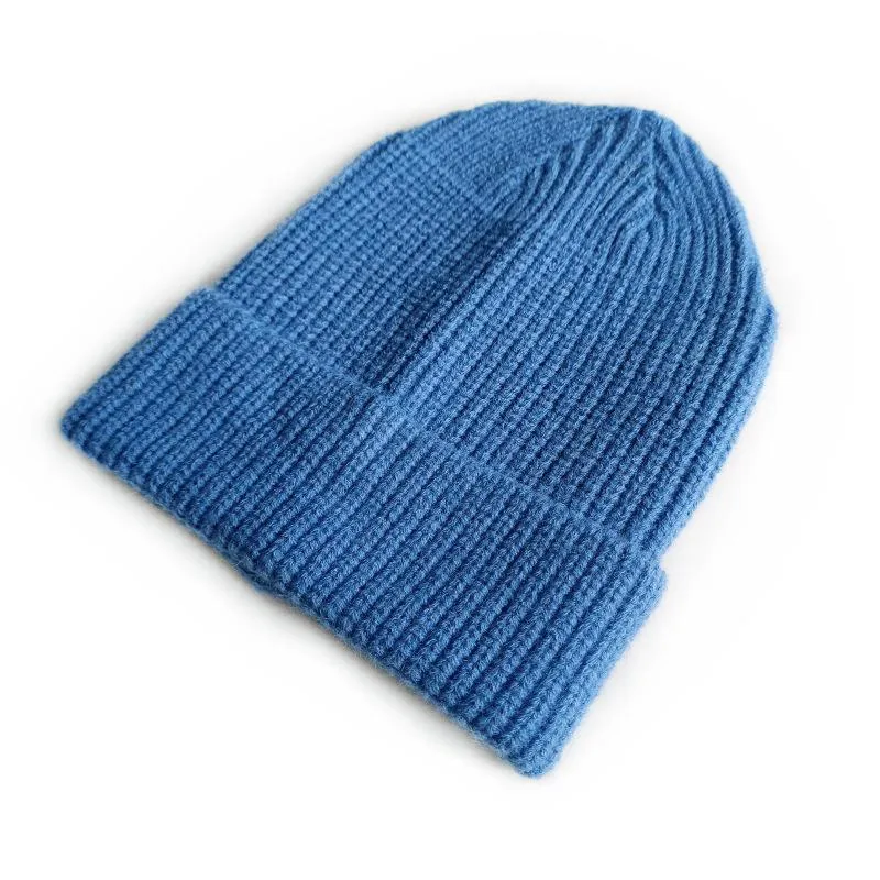 Ny höst vinter barn stickad hatt godis färgskalle keps pojkar tjejer varma beanie barn hattar 8 färger