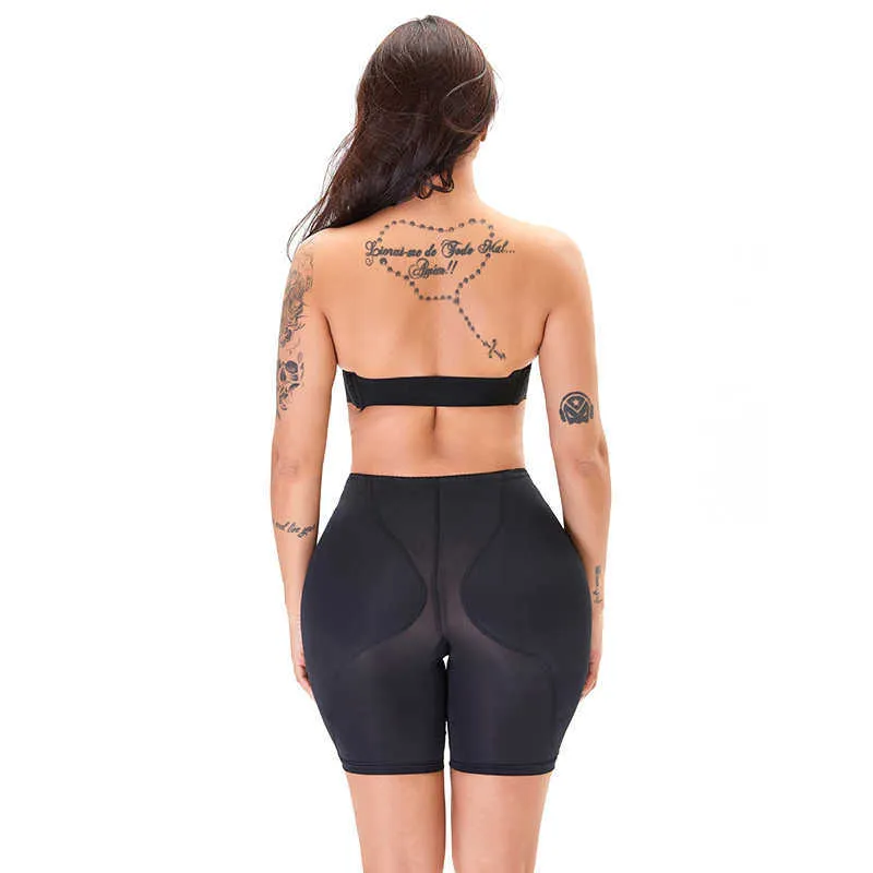 Donne Falso Butt Lifter Shapewear Imbottitura Mutandine Panty Shorts Natica Guaina Coscia Trimmer Forma di Usura Falso Hip Pad Enhancer