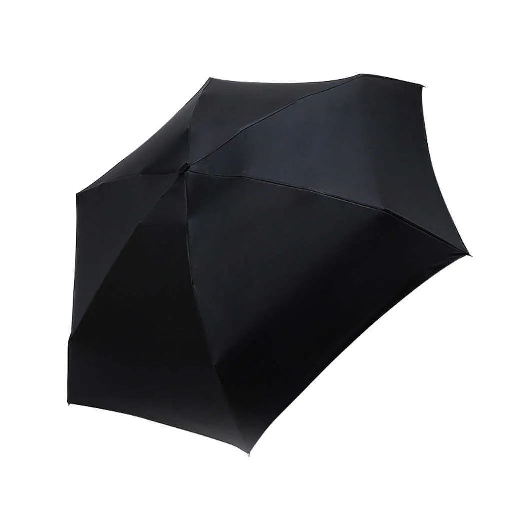 Mini Parapluie Poche Femmes Coupe-Vent Durable 5 Soleil Pliant Portable Solaire Femme Parasol 210721