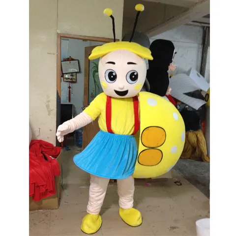 Costumes de mascotte Bee Hornet Costume de mascotte guêpe abeille mascottes drôles dessin animé vêtements thème Mascotte carnaval CostumeFancy Halloween robe
